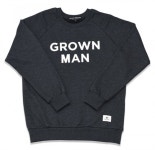 그래스그로운(GRASSGROWN) GROWN MAN 아플리케 MTM CHARCOAL - 29,000 | 무신사 스토어