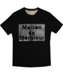 누보 앤드 모어(NOUVEAU AND MORE) U15SST14 - MONSIEUR print short sleeve - 23,200 | 무신사 스토어 누보 앤드 모어(NOUVEAU AND... 