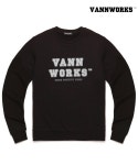 밴웍스(VANNWORKS) MAIN LOGO SWEATSHIRT_BLACK(V15TS413) - 사이즈 & 후기 | 무신사