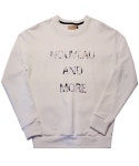 누보 앤드 모어(NOUVEAU AND MORE) U15FWT07 - NOUVEAU white print sweatshirt - 23,600 | 무신사 스토어 누보 앤드 모어(NOUVEAU... 