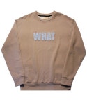 누보 앤드 모어(NOUVEAU AND MORE) U15FWT08 - WHAT sweatshirt - 23,600 | 무신사 스토어 누보 앤드 모어(NOUVEAU AND MORE) U15FWT08... 