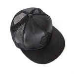 카네브로스(CANE BROS) [CB] CB LEATHER MESH SNAPBACK - 33,600 | 무신사 스토어