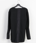 디메이즈(DEMAZE) Black Corrugate Layered Long Sleeve - 62,000 | 무신사 스토어