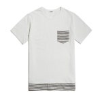 언로우(UNLOW) (STRIPE)LAYERED T-SHIRT WHITE - 사이즈 & 후기 | 무신사