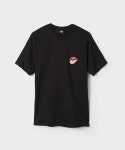 스투시(STUSSY) 스투시 SATISFACTION EMBROIDERED TEE 반팔티 (블랙) - 53,000 | 무신사 스토어
