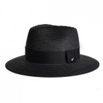 어썸니즈(AWESOME NEEDS) STRAW FEDORA HAT_BLACK_black strap - 72,000 | 무신사 스토어