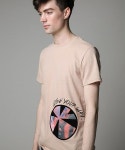 토핏(TOFIT) Tofit Circle Print T-Shirts Beige - 73,800 | 무신사 스토어
