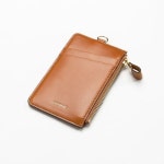포안(POANE) ZIP CARD HOLDER_BROWN - 29,000원 | 무신사 스토어