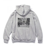언로우(UNLOW) Back Printing Hood Gray - 10,000 | 무신사 스토어