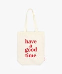 해브 어 굿 타임(HAVE A GOOD TIME) Logo Tote Bag - Natural - 12,000 | 무신사 스토어