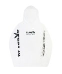 아임낫어휴먼비잉(I AM NOT A HUMAN BEING) PLAY BOY x I am Not a Human Being Mix Logo 2 Hoodie - White - 사이즈 & 후기 | 무신사