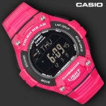 카시오(CASIO) 마라톤 태양전지 군인 전자 시계 W-S220C-4B - 90,000 | 무신사 스토어