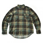 비슬로우(BESLOW) 17SS ROUND COLLAR 2POCKETS SHIRT GREEN CHECK - 54,600 | 무신사 스토어