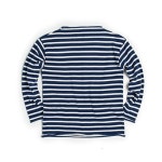 에스티디 스탠다드(STD STANDARD) STRIPE WIDE-NECK KNIT : BLUE - 65,000 | 무신사 스토어