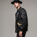 유니온 아웃핏터즈 앤 코(UNION OUTFITTERS & CO) Tiger Flight JKT -Black- - 44,500 | 무신사 스토어