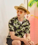 시그니처(SIGNATURE) UNISEX FLOWER HAWAIIAN SHIRT [BLACK] - 사이즈 & 후기 | 무신사