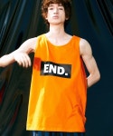 피스피스(PIECEPEACE) BOX END RUNNING SLEEVELESS ORANGE - 사이즈 & 후기 | 무신사