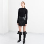 디와이에스(DYS) ROSE SKIRT BLACK (ZIP-UP MINI SKIRT) - 83,400 | 무신사 스토어