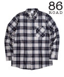86로드(86ROAD) 2721 Flannel check shirts (Navy) - 사이즈 & 후기 | 무신사 86로드(86ROAD)  2721 Flannel check shirts (Navy)... 