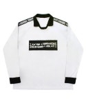 아임낫어휴먼비잉(I AM NOT A HUMAN BEING) Basic Logo Tape Soccer Jersey - White - 사이즈 & 후기 | 무신사
