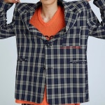 이에스씨 스튜디오(ESC STUDIO) check to button blazer - 156,000 | 무신사 스토어