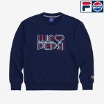 휠라(FILA) [FILA X PEPSI] 레터링 자수 스웨트셔츠 (FS2POZ4845XNAY) - 사이즈 & 후기 | 무신사