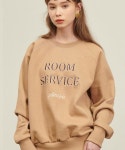 살롱 드 욘(SALON DE YOHN) [살롱드욘]룸서비스 맨투맨(기모)_베이지 - 사이즈 & 후기 | 무신사
