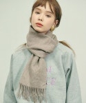 살롱 드 욘(SALON DE YOHN) [살롱드욘]베이직 울 머플러_4컬러(베이지그레이 베이지 다크그레이 블랙) - 사이즈 & 후기 | 무신사
