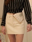 일일오구스튜디오(1159STUDIO) MH5 INSIDE OUT STITCH SKIRT_IV - 99,000 | 무신사 스토어