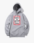 해브 어 굿 타임(HAVE A GOOD TIME) [18 S/S] Frame Pullover Hoodie - Heather Grey - 26,900 | 무신사 스토어