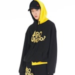 어라운드 80(AROUND 80) HALF HOOD HOODIE_BLACK - 63,000 | 무신사 스토어