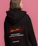 티아즈(TEEAZ) [UNISEX] 라이크미 오버핏 후드티 (블랙) - 29,500 | 무신사 스토어