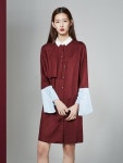 더 스튜디오 케이(THE STUDIO K) MAIN 빅커프스원피스 와인 - 299,000 | 무신사 스토어