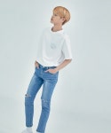 씨이앤(CE AND) [Ce& X WannaOne] #1 Cutted Denim / Slim Straight fit indigo - 사이즈 & 후기 | 무신사
