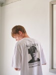 에프터글로우(AFTERGLOW) FACE PRINT SHORT SLEEVE WHITE - 39,000 | 무신사 스토어