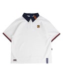 로맨틱크라운(ROMANTIC CROWN) Half Zip Up Bowling Shirt_White - 사이즈 & 후기 | 무신사