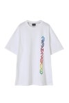 제이앤제이인터내셔널(JAJ INTERNATIONAL) RAINBOW VERTICAL TEE WHITE - 사이즈 & 후기 | 무신사