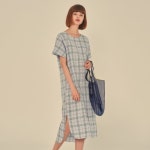 유라고(URAGO) 도너 체크 원피스 - 사이즈 & 후기 | 무신사
