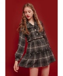 모어댄라이크(MORE THAN LIKE) MORE THAN LIKE CHECK COLLAR DRESS - BLACK - 사이즈 & 후기 | 무신사 모어댄라이크(MORE THAN LIKE)... 
