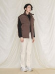 에프터글로우(AFTERGLOW) [UNISEX]PADDING VEST_BROWN - 47,900 | 무신사 스토어