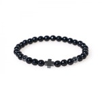 제이반스클래식 Jbans 크로스스톤 커티드슬림 커플팔찌 C1902-AC492_BK - 에누리 가격비교