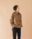더 베리 띵(THE VERY THING) T/flare short trench jacket_BR - 99,000 | 무신사 스토어