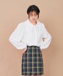 더 베리 띵(THE VERY THING) T/round collar blouse_WH - 39,000 | 우신사 스토어