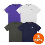 엘레쎄(ELLESSE) 스몰 로고 티셔츠(3pack)EJ2UHTR345 - 89,400 | 무신사 스토어