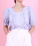 더 베리 띵(THE VERY THING) T/square frill blouse_SK - 39,000 | 무신사 스토어