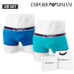 아르마니 언더웨어(ARMANI UNDERWEAR) [엠포리오 알마니 언더웨어] 357 드로즈 2장 선물세트 택1 - 사이즈 & 후기 | 무신사