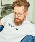 베러댄88(BETTERTHAN88) 윈드케이프 오버핏 워싱 20수 반팔티셔츠 모노화이트 - 사이즈 & 후기 | 무신사