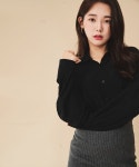 더 베리 띵(THE VERY THING) T/over fit basic line blouse_BK - 34,300 | 무신사 스토어