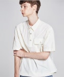 힐(HEAL) [unisex] ripstop pique shirt (off white) - 사이즈... 무신사 힐(HEAL)  [unisex] ripstop pique shirt (off white) - 사이즈... 