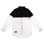 코너스(KONUS) 배색긴팔셔츠 WBE501670_BK - 128,000 | 무신사 스토어